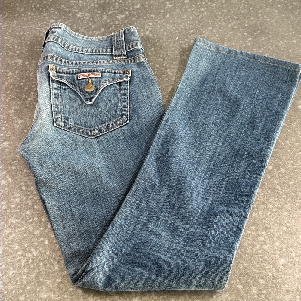 Hudson Jeans Women's High Rise Light Blue Denim - Picture 3 of 6